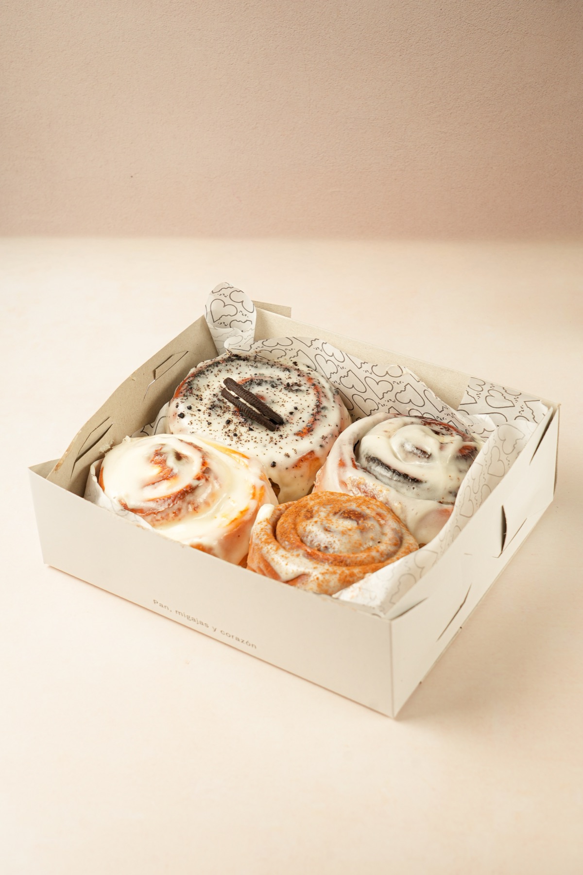Rooli Box con cuatro sabores distintos, lista para compartir